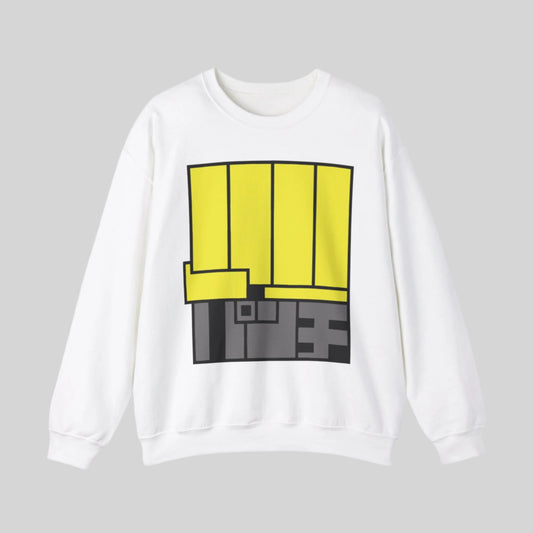 Dandadan Momo Ayase Gray/Yellow Sweater