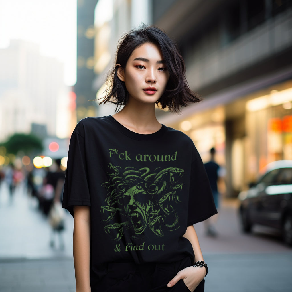 F*ck Around and Find Out Medusa T-Shirt